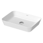 Умивальник на стільницю Duravit Cape Cod 55 х 40 см, білий шовковисто-матовий (2347553200) - 1