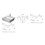 Умывальник накладной Duravit Vero Air 550х470, белый (0382550000) - 2
