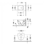 Унитаз подвесной Duravit ME by Starck Rimless, с крышкой SoftClose (45290900A1) - 3