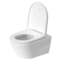 Унітаз підвісний Duravit D-Neo з кришкою, білий (45770900A1) - 2