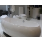 Ванная акриловая Aqua World овальная АВ430 с переливом - 2