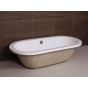 Ванна акрилова Aqua World овальна, врізна з переливом АВ805-2 - 2