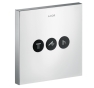 Запорный вентиль Axor Shower Select Sguare на 3 режима, хром (36717000) - 1