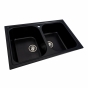 Кухонна мийка Platinum Equatoria (7950W_Black) глянсова чорна, без сифону - 1