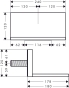 Вилив каскадний Axor Shower Solutions 240х120, сhrome (10942000) - 3