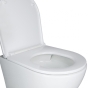 Набір 3в1 Qtap Robin Ultra Quiet унітаз підвісний QT1333046EUQW + Nest комплект інсталяції (QT1333046EUQW45144) - 3