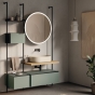 Дзеркало NIC Design Over d86 см кругле, край - чорний матовий (012869064) - 2