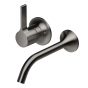 Смеситель для умывальника настенный Dornbracht Vaia Dark Platinum matt, внешняя часть (36812809-99) - 2