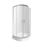 Набір Qtap душова кабіна Taurus CRM1011AC6 Clear 202x100x100см + піддон Robin 301112 100x100x12 см із сифоном (TAUCRM1011AC6SET) - 1