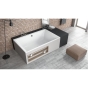 Ванна акриловая Radaway Itea Lux (WA1-29-190x120US) 190x120 см с ножками + сифон R135L - 1