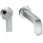 Смеситель для умывальника Axor Citterio 220 Lever rhombic cut со стены, Chrome (39181000) - 1