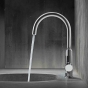 Смеситель для умывальника Axor Uno 240 с ручкой Loop и донным клапаном, хром (38036000) - 2