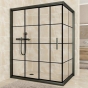 Душова кабіна Aquanil Minnesota 120х100х190 (MINNESOTA100BLACKLINE) - 1
