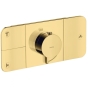 Термостат для душу Axor One на 3 споживача, Polished Gold Optic (45713990) - 1