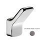 Крючок настенный Axor Urquiola, brushed black chrome, матовый черный хром (42401340) - 1