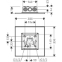 Верхний душ Axor ShowerSolutions 300х300 2jet, хром (35321000) - 2