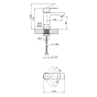 Смеситель для раковины Kroner KRM Main-C010 (CV018617) - 7