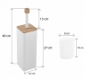 Йоршик для унітазу YOKA AMBA WHITE BAMBOO (PD.AMBA-WHT) білий - 3