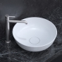 Умивальник Omnires Silk 40x40 white matt (SILKR400BM) - 4