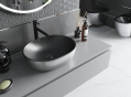 Умивальник MEXEN Viki 48 Black Silver (MEX-21054874) - 4