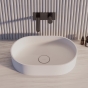 Умивальник Omnires Ovo 55x36 white (OVOUNBM) - 3