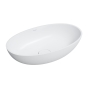 Умивальник Omnires Shell 60x35 white (SHELLUNBM) овальний - 1