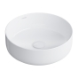 Умивальник Omnires Tulsa 36 cm gloss white (TULSA355BP) круглий - 1