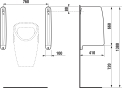 Перегородка для уриналов Jika (H8476010000001) - 3