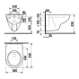 Унітаз підвісний Jika Lyra Plus rimless white (H8213840000001) - 4