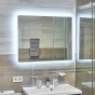 Зеркало с подсветкой LED Global Glass в ванную комнату MR-3 1000х800 - 1