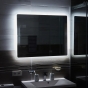 Зеркало с подсветкой LED Global Glass в ванную комнату MR-3 1000х800 - 2