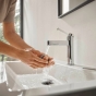 Смеситель для умывальника Hansgrohe Finoris 182 мм с донным клапаном, хром 76023000 - 2
