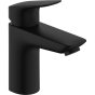 Смеситель для умывальника Hansgrohe Logis 163 мм с донным клапаном push-open, черный матовый 71107670 - 1