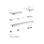Набор универсальных адаптеров Hansgrohe Axor Universal хром 42870000 - 3