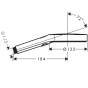 Ручний душ Hansgrohe Rainfinity 132 мм, чорний 26864340 - 2