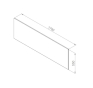 Панель фронтальная для ванны, 170х75 см W52A-170-075W-P AM.PM Inspire 2.0 - 2