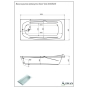Ванна акриловая SWAN Viola 203х95 прямоугольная (D.01.203.95) - 4