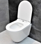 Унітаз підвісний Dusel AREZ DWHT10210230R із сидінням Slim Soft-Close (DUS802301) - 10
