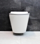 Унітаз підвісний Dusel AREZ DWHT10210230R із сидінням Slim Soft-Close (DUS802301) - 5