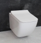 Унітаз підвісний Dusel CUBIS DWHT10201030R із сидінням Slim Soft-Close (DUS810301) - 3
