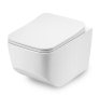 Унітаз підвісний Dusel LUNAR DWHT10201530R із сидінням Slim Soft-Close (DUS815301) - 1
