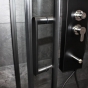 Душова кабіна Dusel EF-182B Black Matt 100x100x190 (DUS518211) - 4