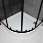 Душова кабіна Dusel EF-182B Black Matt 100x100x190 (DUS518211) - 5