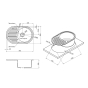 Гранитная мойка Kroner KRP Komposit GRB-7750 (CV027420) - 7