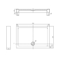 Душовий піддон Primera Frame STR1012 276044 120х80х13,5 см прямокутний - 2
