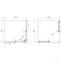 Душевая кабина Primera Frame SHRC53106 276012 100х100 см - 2