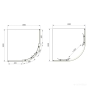 Душевая кабина Primera Frame SHQC51106 276005 100х100 см - 2