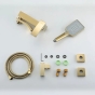 Смеситель для ванны Gappo G3207-3, золото - 6