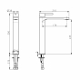 Смеситель для раковины высокий Devit Laguna 84X11110 (413643) - 2