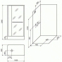 Душовий бокс Miracle NA112-3A 80*100*(150) 215, рама чорна, скло прозоре (455-NA112-3A) - 4